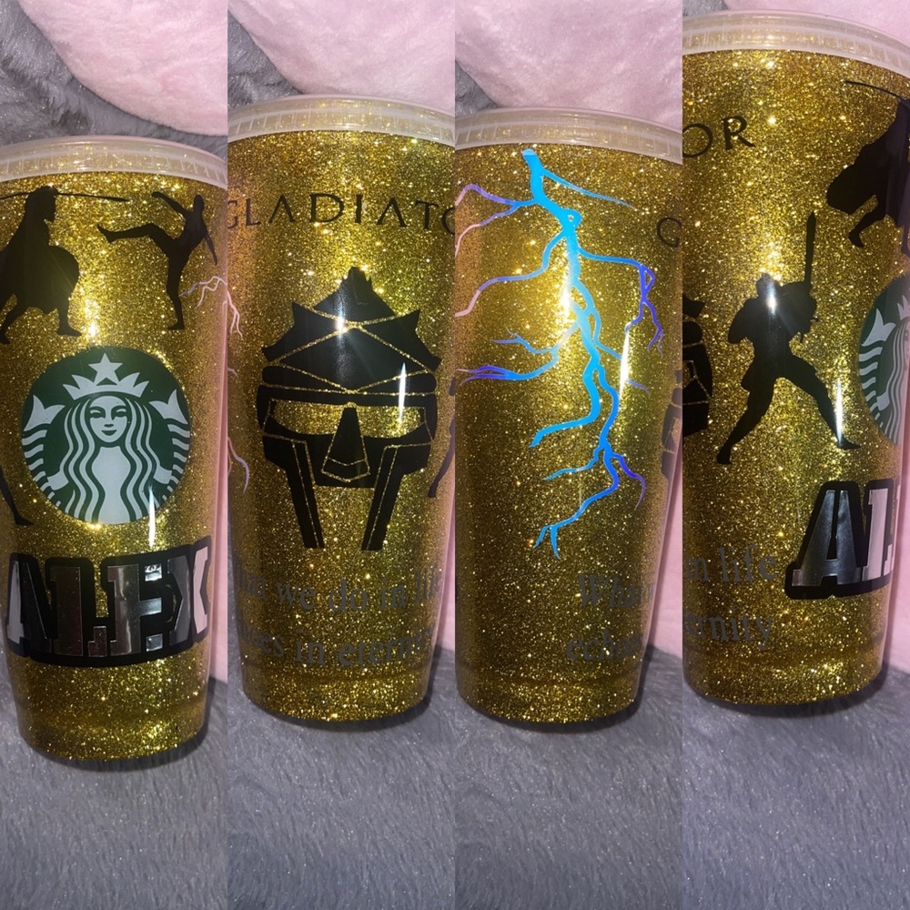 Gladiator Starbucks custom cup
